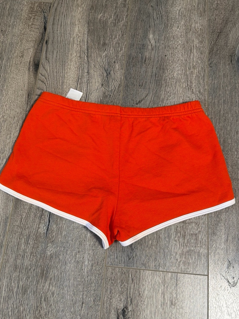 Aritzia Orange Athletic Shorts with White Trim - Picture 6 of 8